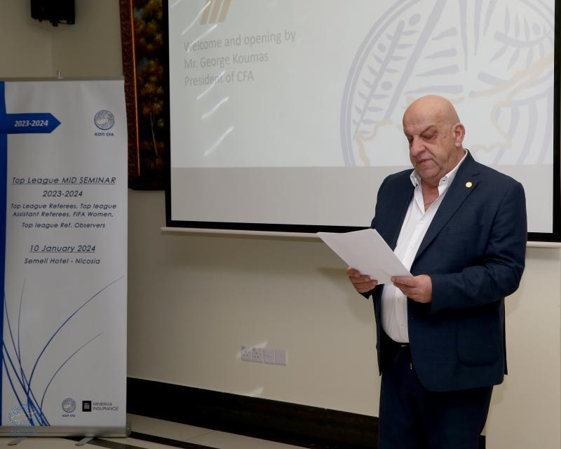 Κούμας: «Κλείστε τα αυτιά σας σε όσους προσπαθούν να βάλουν πίεση στη διαιτησία» thumb