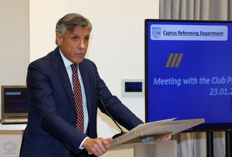 «Έχετε δικαίωμα για κριτική στους διαιτητές, η γλώσσα όμως στις επιστολές σας είναι εντελώς ακατάλληλη...» (ΒΙΝΤΕΟ) thumb