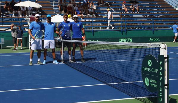 Davis Cup: Ήττα για Κύπρο αλλά μεγάλη η προσπάθεια απέναντι στην ισχυρή Ουκρανία image