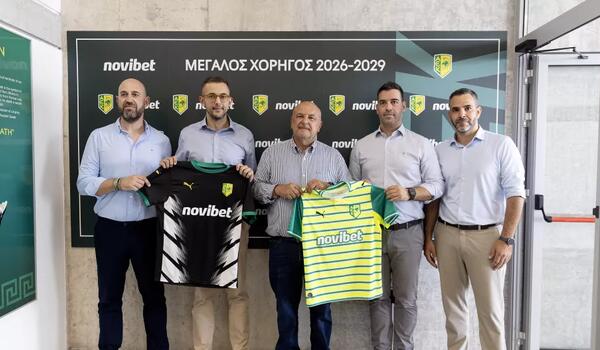 Η Novibet κύριος χορηγός της ΑΕΚ για την τριετία 2026-29! image