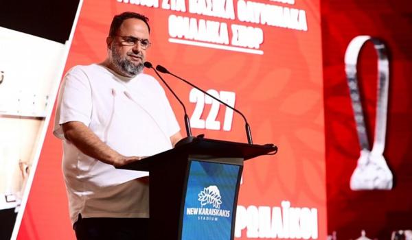 Μαρινάκης: «Θα είναι το θέατρο των ονείρων μας το νέο γήπεδο - Θα έχει χωρητικότητα πάνω από 53.000» image