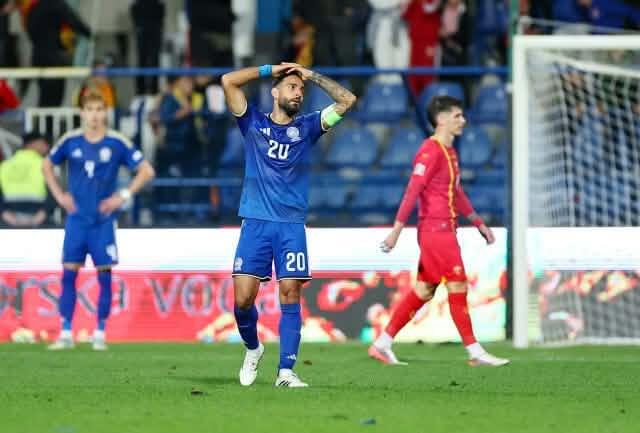 Μαυροβούνιο - Κύπρος 2-1:  Αγγίξαμε το θετικό αποτέλεσμα αλλά δεν αντέξαμε thumb