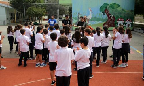 Επίσκεψη Σιζόπουλου και Γεωργακούδη σε Δημοτικό thumb