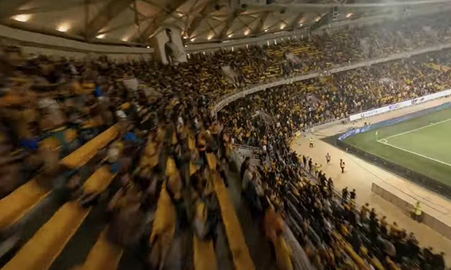 Βίντεο: Η μαγική πτήση πάνω από τη «φλεγόμενη» OPAP Arena! thumb