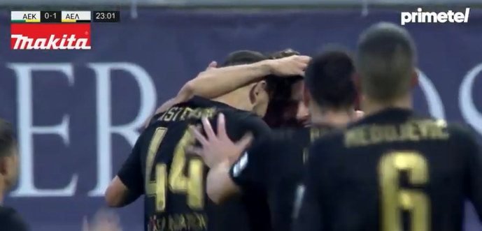 ΒΙΝΤΕΟ: Κεφαλιά Τεϊσέιρα και 0-1 η ΑΕΛ! thumb