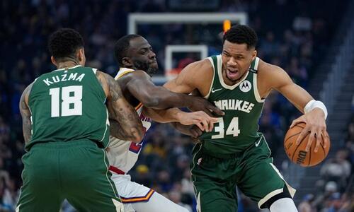 NBA: Έπαθαν «black out» οι Μπακς στην 4η περίοδο και έχασαν από τους Γουόριορς thumb
