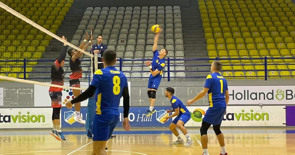 Βόλεϊ Ανδρών: Επιστροφή στη 2η θέση για ΑΠΟΕΛ thumb
