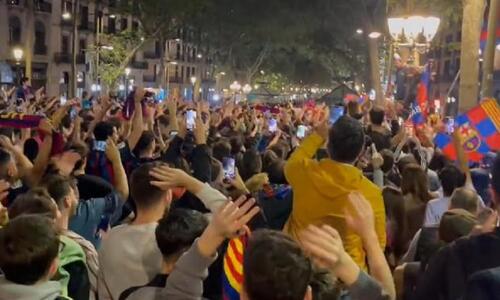 Εμετικό σύνθημα οπαδών της Μπαρτσελόνα: «Βινίσιους πέθανε» (vid) thumb
