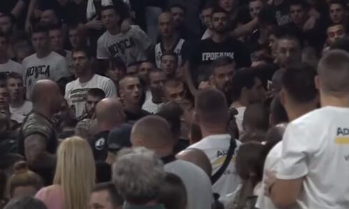 Οπαδοί της Παρτίζαν πλακώθηκαν στο «αντίο» Ίβκοβιτς (video) thumb