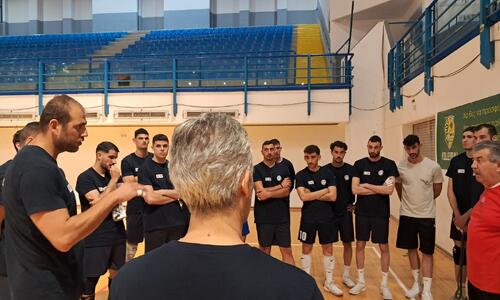 Εθνική Ανδρών: Προπονήσεις και μελέτη αντιπάλων ενόψει ΑΜΚΕ thumb