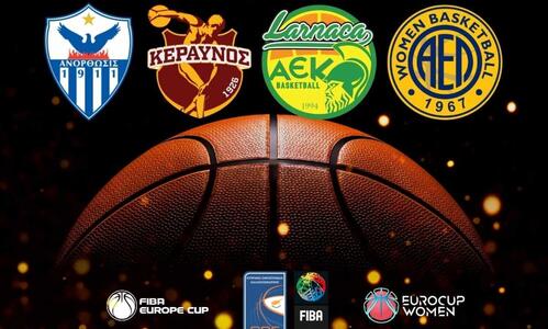 FIBA Europe Cup: Στη μάχη για την 2η αγωνιστική οι κυπριακές ομάδες thumb