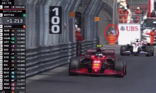 F1 Γκραν Πρι Μονακό: Φακός από κάμερα έπεσε στην πίστα! thumb