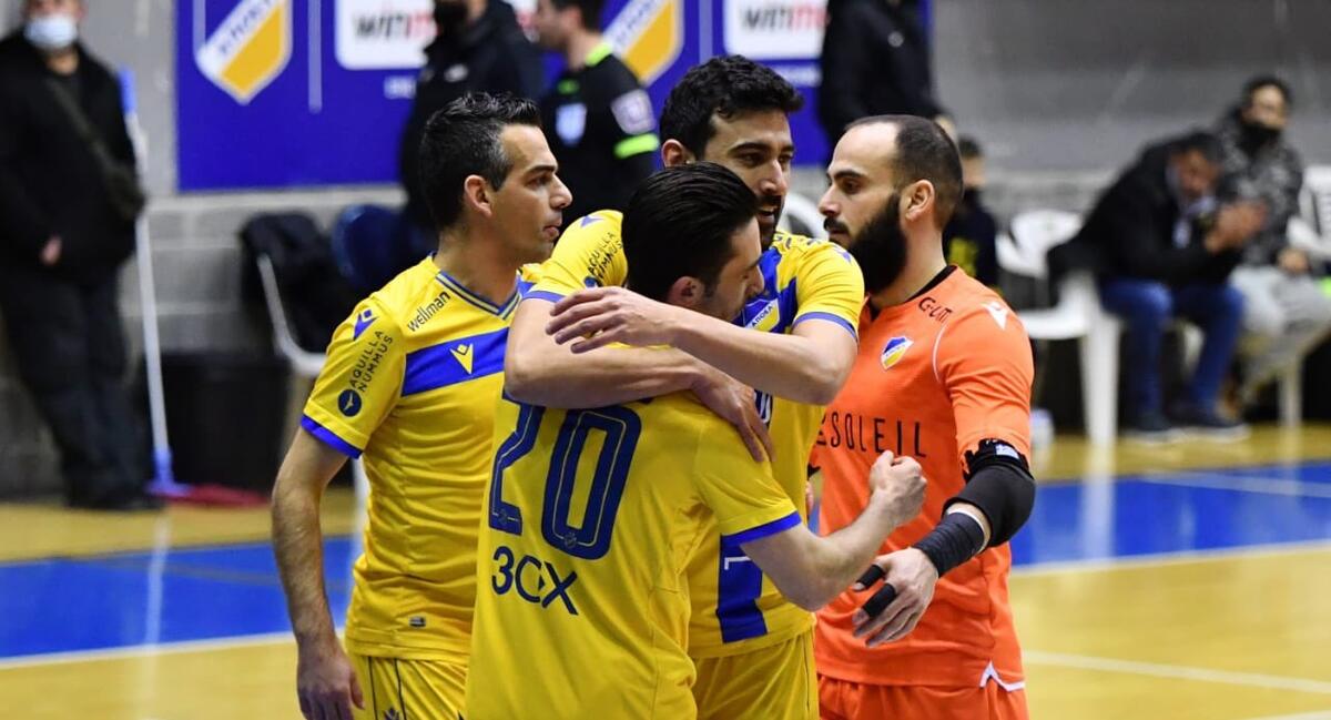 Ο ΑΠΟΕΛ για τον αγώνα futsal με ΑΕΛ thumb