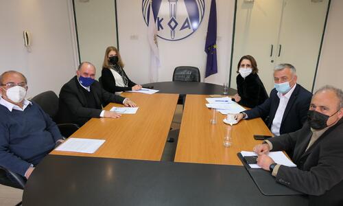 Ο Πρόεδρος του ΚΟΑ συναντήθηκε με τον Δήμαρχο Πόλης Χρυσοχούς thumb