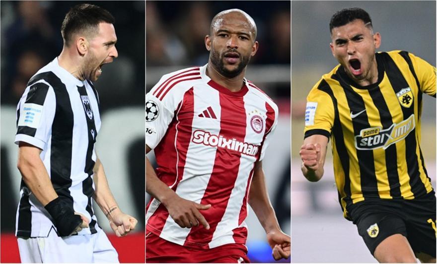 Βαθμολογία Super League: Στην κορυφή τρεις ομάδες και χαμός για τον τίτλο thumb
