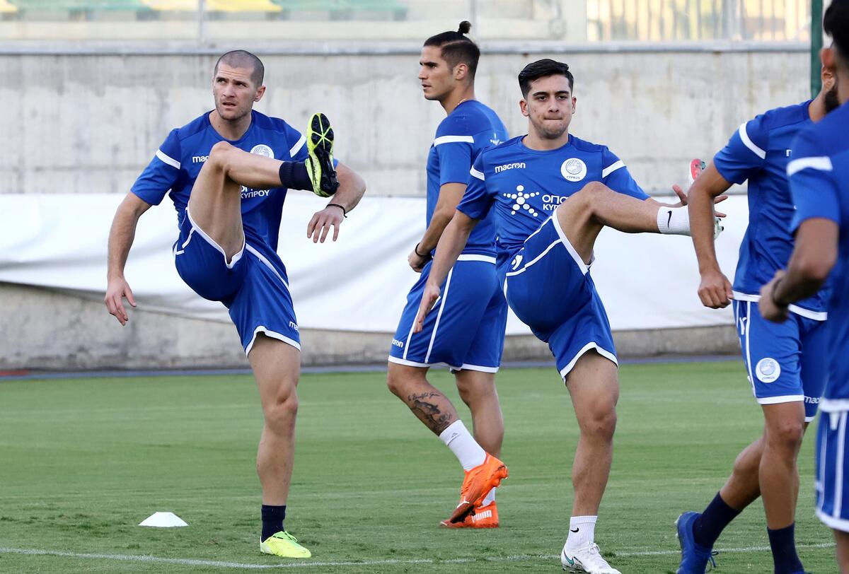 Φωτορεπορτάζ από τη τελευταία της Εθνικής μας πριν τη Τσεχία thumb
