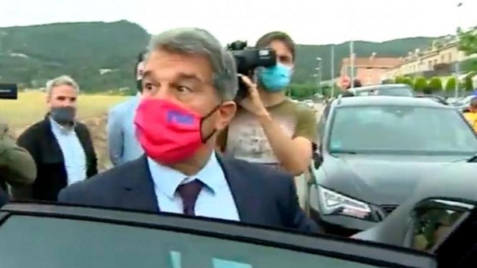 Η αντίδραση του Λαπόρτα όταν έμαθε ότι η Ρεάλ έκλεισε τον Αντσελότι (vid) thumb