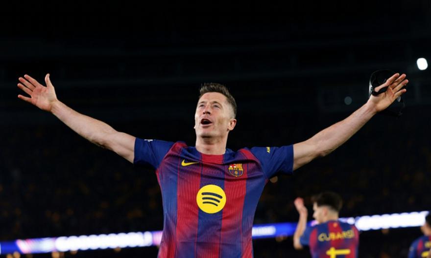 La Liga: Ξέρανε την Ατλέτικο στο 87' ο Λεβαντόφσκι και «αγκαλιά» με τον τίτλο η Μπαρτσελόνα thumb