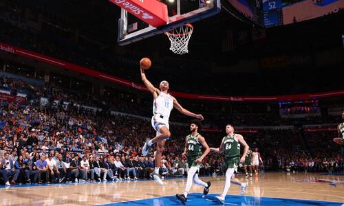 NBA: Βαριά ήττα για Μπακς στην Οκλαχόμα thumb