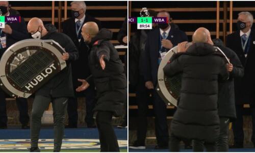 Ο Γκουαρδιόλα δεν άφηνε τον διαιτητή να δείξει καθυστερήσεις! thumb