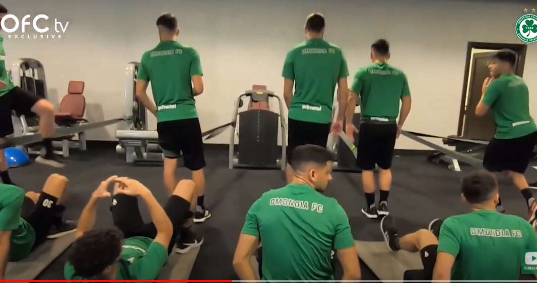 Πλάνα από την προπόνηση της Ομόνοιας (vid) thumb