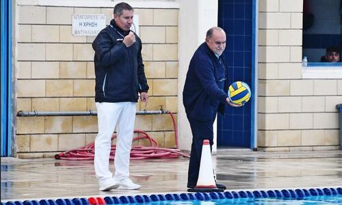 Η ηγεσία του ΚΟΑ στον τελικό του Κυπέλλου Υδατοσφαίρισης thumb