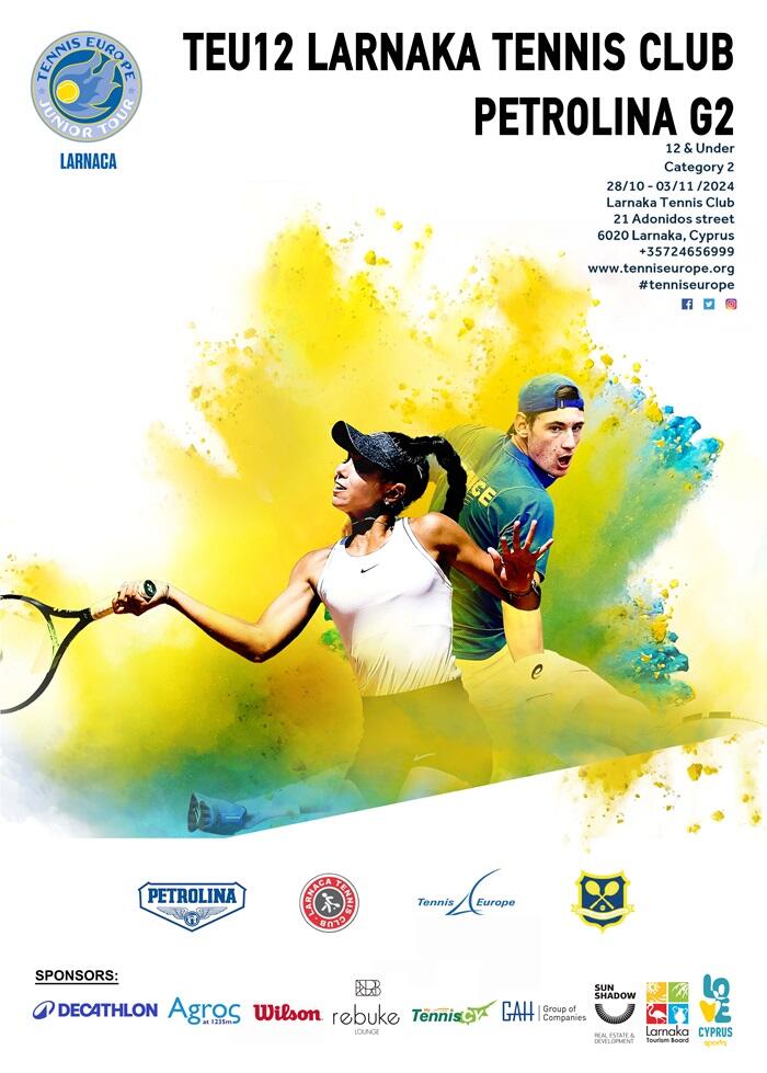 Διεθνές Πρωτάθλημα Tennis Europe U12 Larnaka Tennis Club – Petrolina G2 2024 thumb