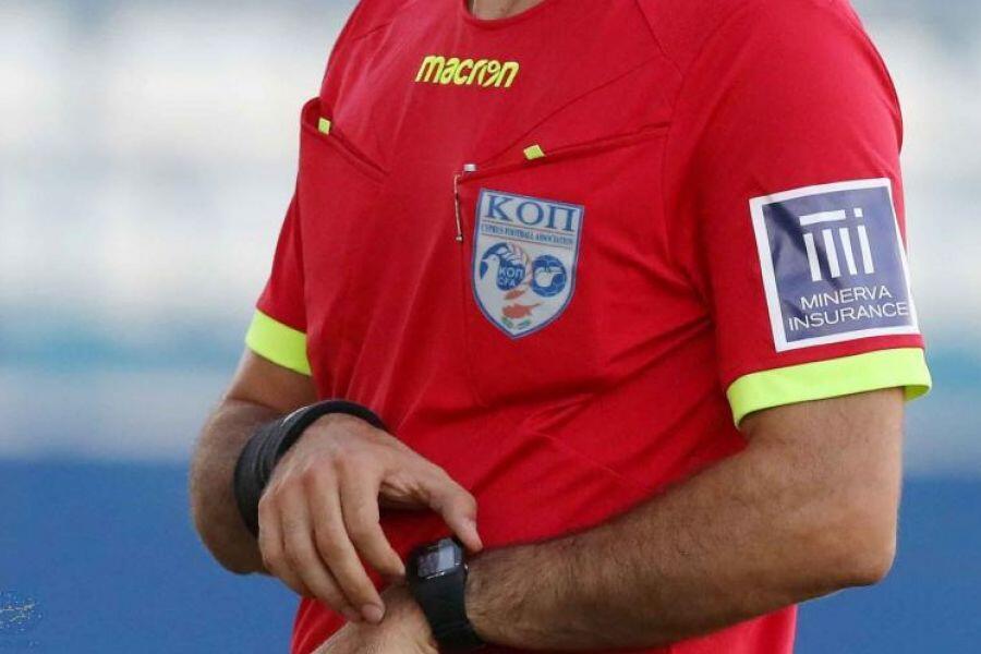 Οι διαιτητές των αγώνων της Παρασκευής στο πρωτάθλημα CYTA thumb