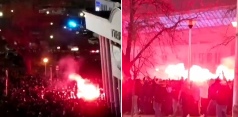 Οπαδοί στους δρόμους, κατά της απαγόρευσης εισόδου στα γήπεδα! thumb