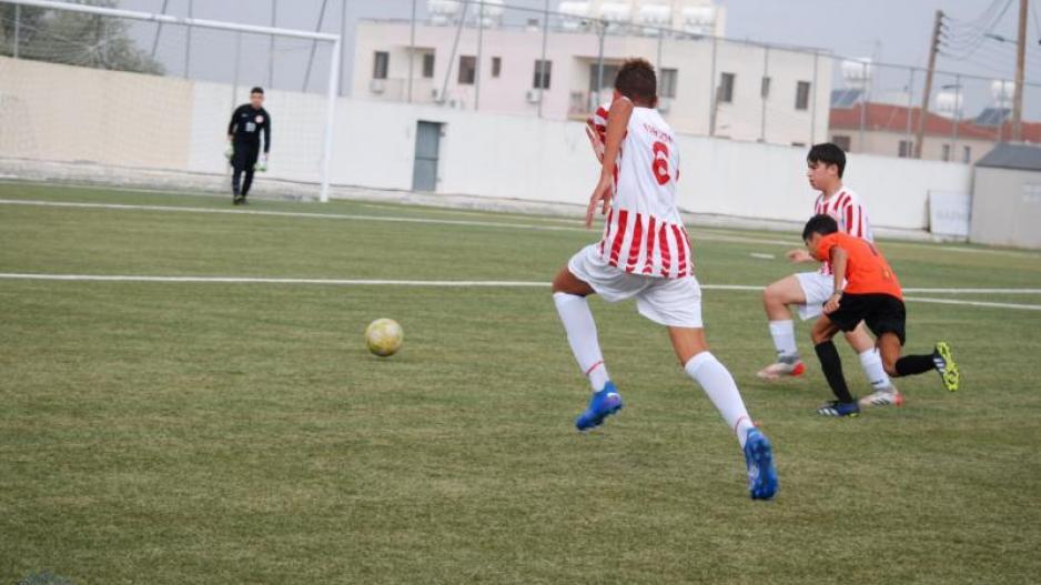 Παγκύπριο Κ14: Πέρασε ξανά στην κορυφή ο Ολυμπιακός thumb