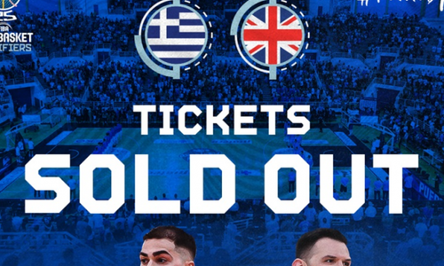 Sold out στην Πυλαία: Κατάμεστο το Παλατάκι στο Ελλάδα - Μεγάλη Βρετανία thumb