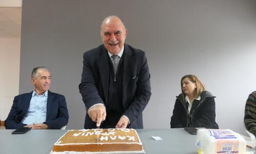 Στην κοπή της βασιλόπιτας της Εθνικής Φρουράς  και Σωμάτων Ασφαλείας η ηγεσία του ΚΟΑ thumb
