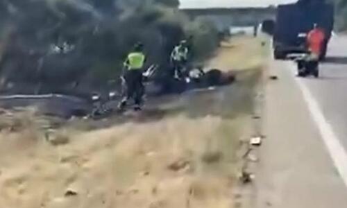 Βίντεο από τον τόπο του τραγικού δυστυχήματος που «χάθηκε» ο Ζότα thumb