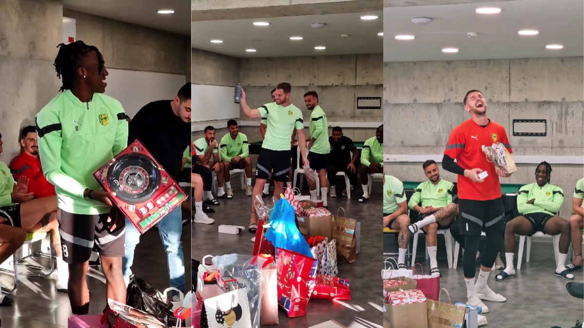 Secret Santa με πολλές εκπλήξεις και γέλια στην ΑΕΚ (ΒΙΝΤΕΟ) thumb
