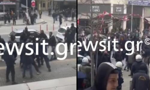 Εικόνες ντροπής: Ξύλο έξω από την δίκη του Άλκη! (ΒΙΝΤΕΟ) thumb