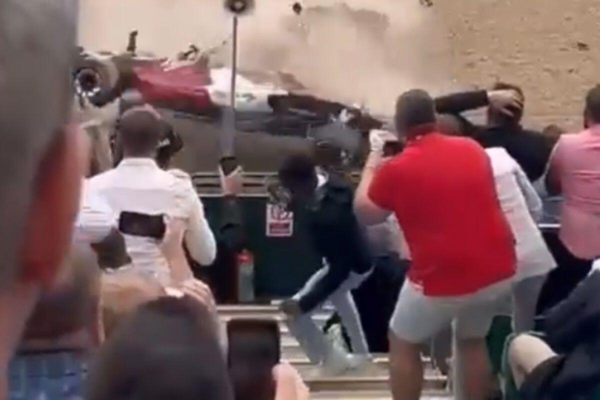 Το μονοθέσιο του Τσόου πέρασε πάνω από την μπαριέρα κι έφτασε μια ανάσα από τους θεατές thumb