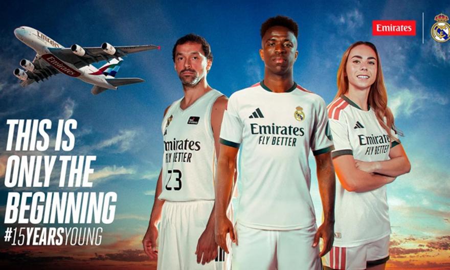 Η Emirates παραμένει βασικός χορηγός της Ρεάλ Μαδρίτης έως το 2031 image