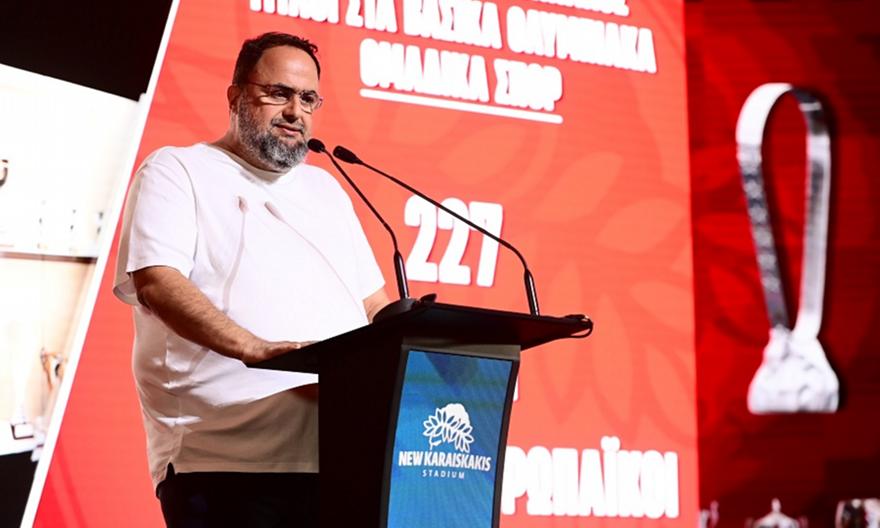 Μαρινάκης: «Θα είναι το θέατρο των ονείρων μας το νέο γήπεδο - Θα έχει χωρητικότητα πάνω από 53.000» image